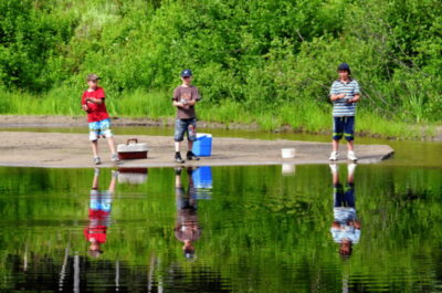15 min. Tadoussac : Trout Fishing Experience