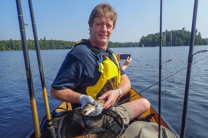 3 Hour Algonquin Park Bass & Trout Fishing (private- price is for 1 or 2 people) - Fishing in Algonquin: Canoe Time, Electric Power, and Sonar Help