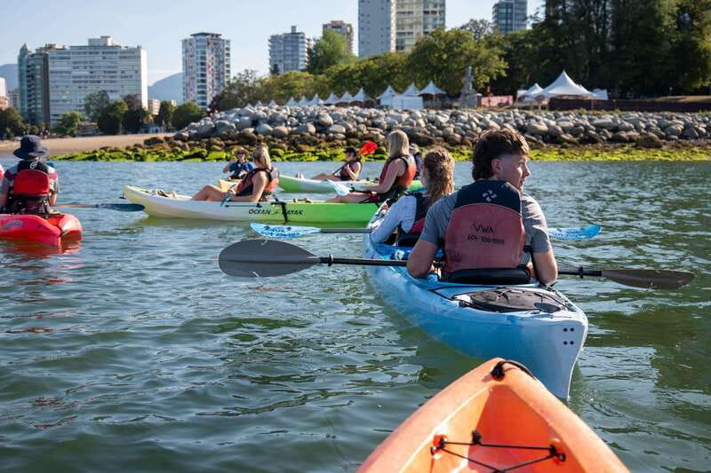 3 Hour Kayak in Vancouver with Coffee on the Beach - Kayak setup, comfort, and who should match this pace