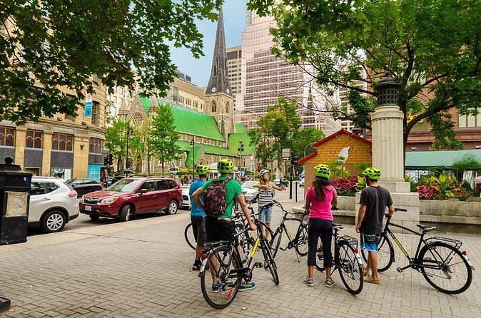 3Hr Montreal Architecture Bike Tour with regular or E-bikes Beer & wine included - E-bike vs Regular Bike: What Changes in Real Life