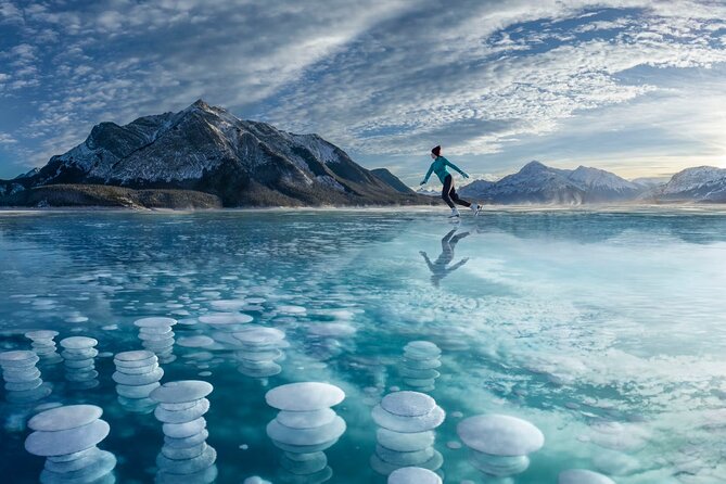 Abraham Ice Bubble/Sunwapta Falls,Snowshoeing,Icefield, Bow&Peyto - The real reason this trip feels full: timing, not just sights