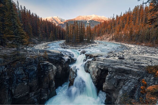 Abraham Ice Bubble/Sunwapta Falls,Snowshoeing,Icefield, Bow&Peyto - Icefields Parkway and the mountain roll call: classic Banff-to-Jasper views