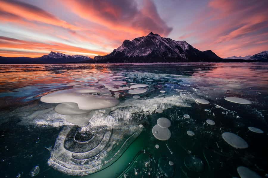 Abraham IceBubble/Sunwapta, Athabasca Falls, Peyto, Bow Lake - Your winter gear checklist, crampons included