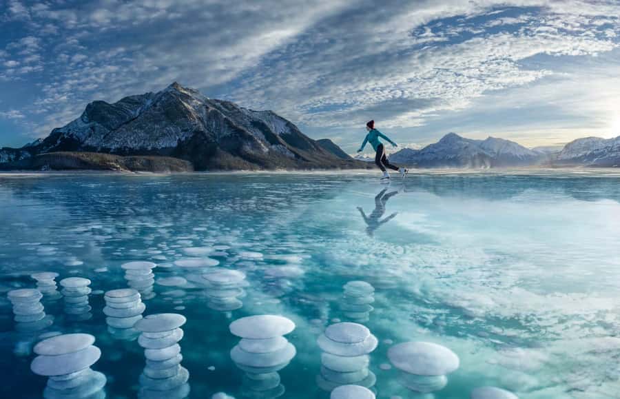 Abraham IceBubble/Sunwapta Falls, Snowshoeing Bow & Peyto - The Icefields Parkway, But With a Smart Season Switch