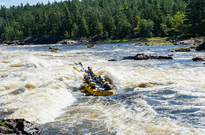 Adventure Rafting on the Ottawa River - Getting your “proof of fun” from the video kayaker