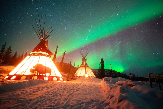 Arctic Day: Aurora Viewing Tour | late night - The main event: Aurora Range Adventure at a purpose-built viewing site