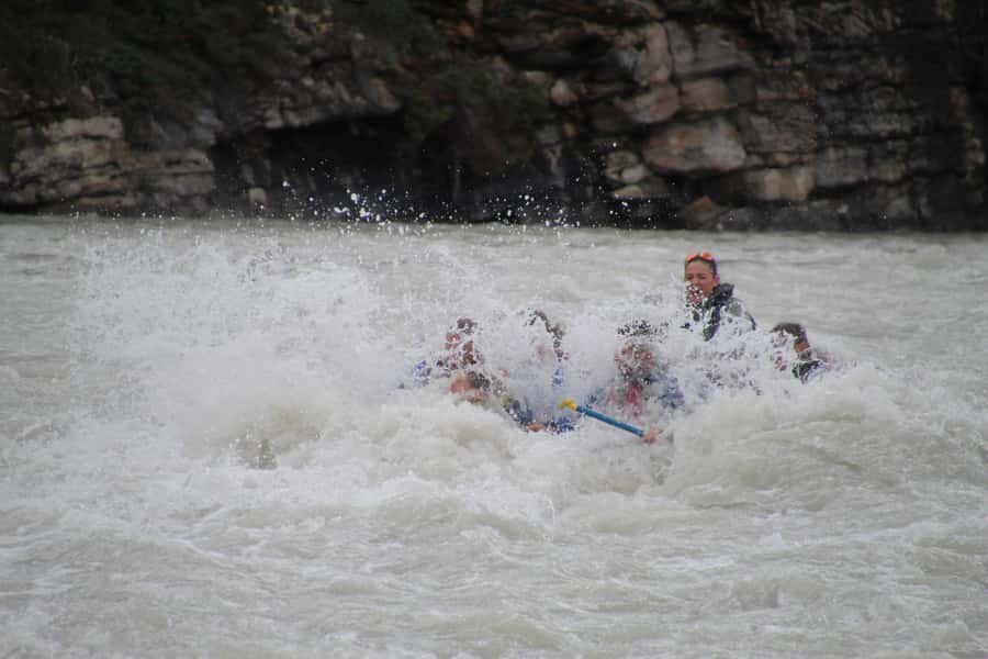 Athabasca Falls: Class 2 White Water Rafting Adventure - What you get for $95, and where the extras start