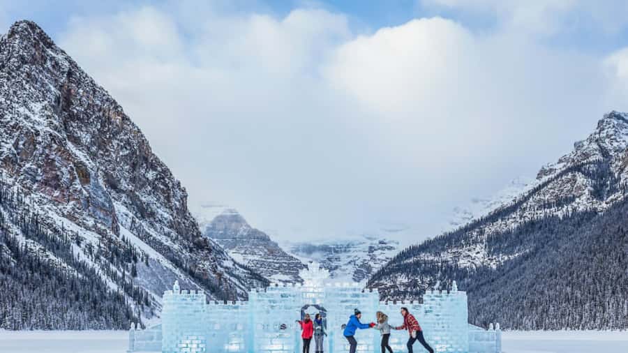 Banff/Calgary/Canmore: Crowfoot Glacier, 5 Lakes & Canyon - Herbert Lake, Bow Lake, Peyto Lake, and Waterfowl Lakes: Four Different Kinds of Wow