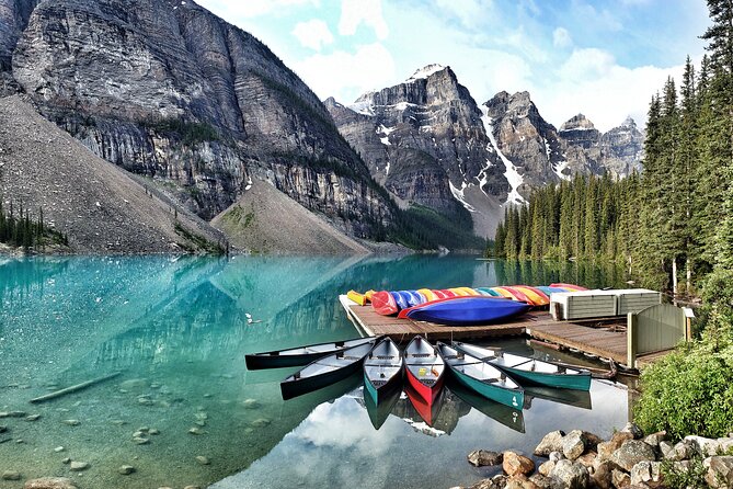 Banff/Canmore Moraine Lake & Lake Louise– Hike, Canoe or Sightsee - Lake Louise after Moraine: hike viewpoints, canoe, or paddle