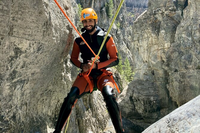 Banff Canyoning - Ghost Canyon (Intermediate Level) - Inside the Canyon: Four Rappels, Slides, and Pool Jumps