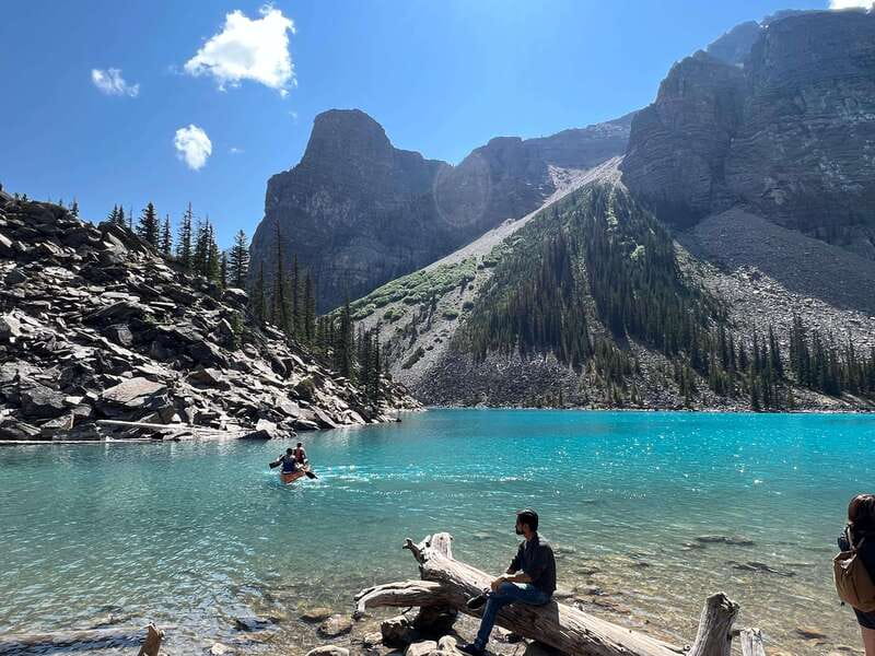 Banff : Day Tour : Lake Louise, Moraine Lake and Peyto Lake - Moraine Lake: Valley of the Ten Peaks and Bright Water Color