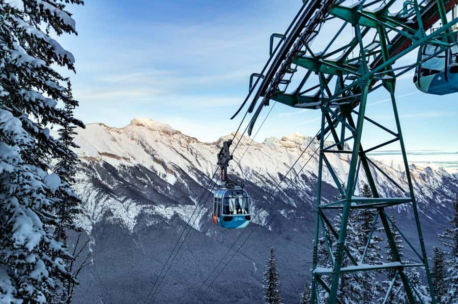 Banff Gondola, Banff Town, Lake Minnewanka, Bow Falls - A Smooth, Winter-Friendly Banff Highlights Route