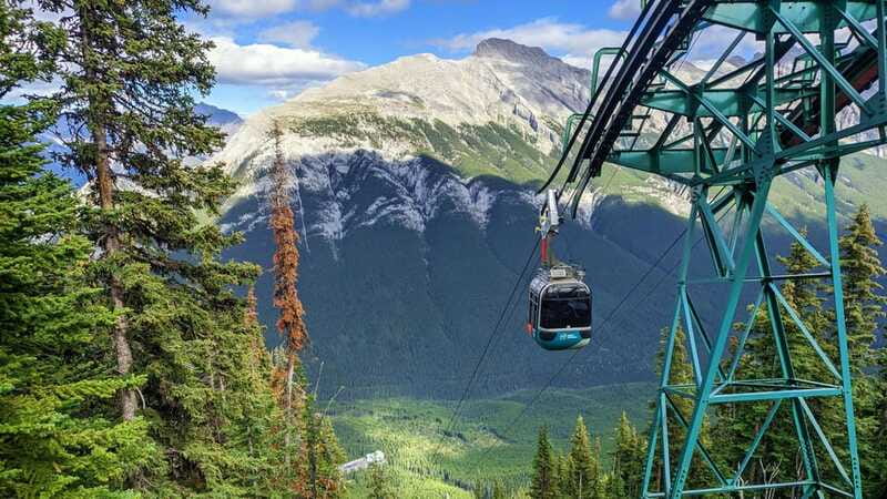 Banff: Gondola Cave Basin, Johnston Canyon & Lake Minnewanka - Bow Falls, Fairmont Banff Springs pass, and Surprise Corner photos