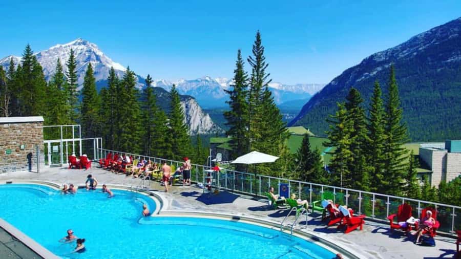 Banff: Gondola, Hot Springs, Bow falls & Three Lakes Tour - Lake Minnewanka and the Three Lakes calm
