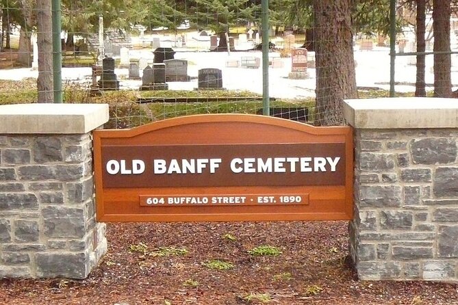 Banff Highlights E-Bike Tour - Old Banff Cemetery and the perfect postcard angle