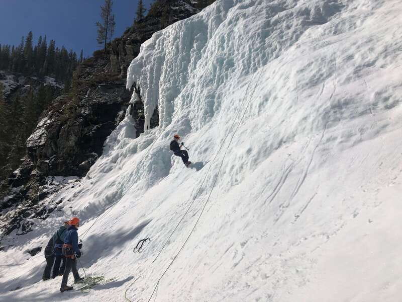 Banff: Introduction to Ice Climbing for Beginners - What you learn on the frozen waterfall: crampons, ice axe, and belay basics