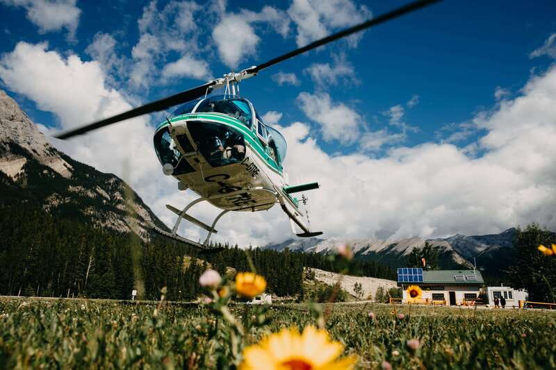 Banff/Jasper: Canadian Rockies Scenic Helicopter Tour - 30 minutes over Wilson Icefield: crevasses, glaciers, and waterfalls
