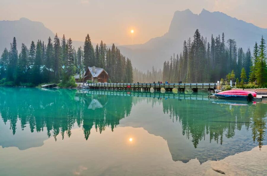 Banff: Lake Louise, Emerald, Moraine Lake & Johnston Canyon - Emerald Lake and Natural Bridge: Two Quick Hits in Yoho Country Feel