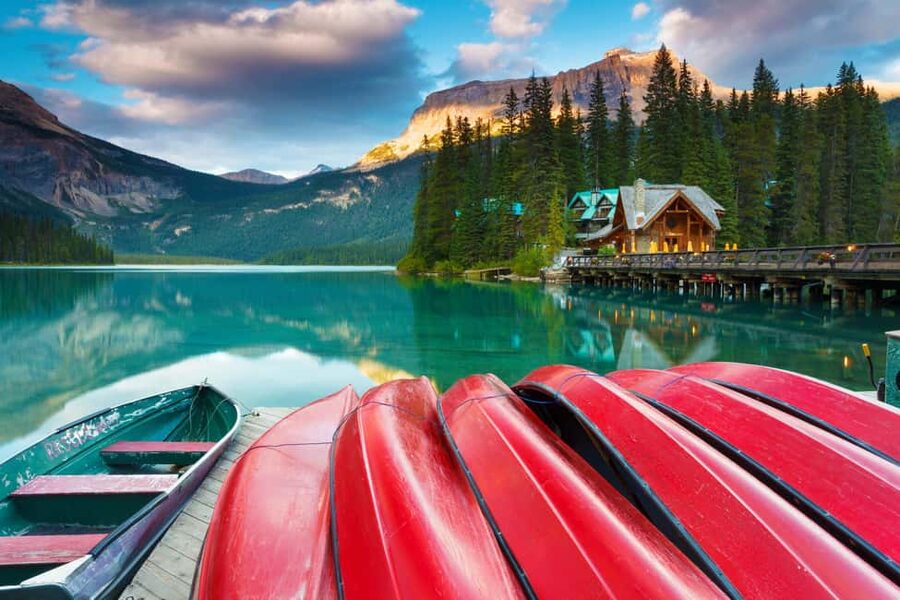 Banff: Lake Louise, Emerald, Moraine Lake & Johnston Canyon - Lake Minnewanka: A Big, Wide Finish With Short Photo Time