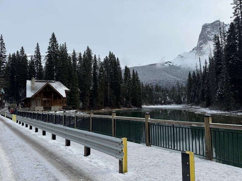 Banff: Lake Louise, Moraine, Emerald Lake & Johnston Canyon - Emerald Lake and Natural Bridge in British Columbia