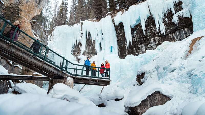 Banff: Morning or Afternoon Johnston Canyon Icewalk - Johnston Canyon in winter, why it works so well