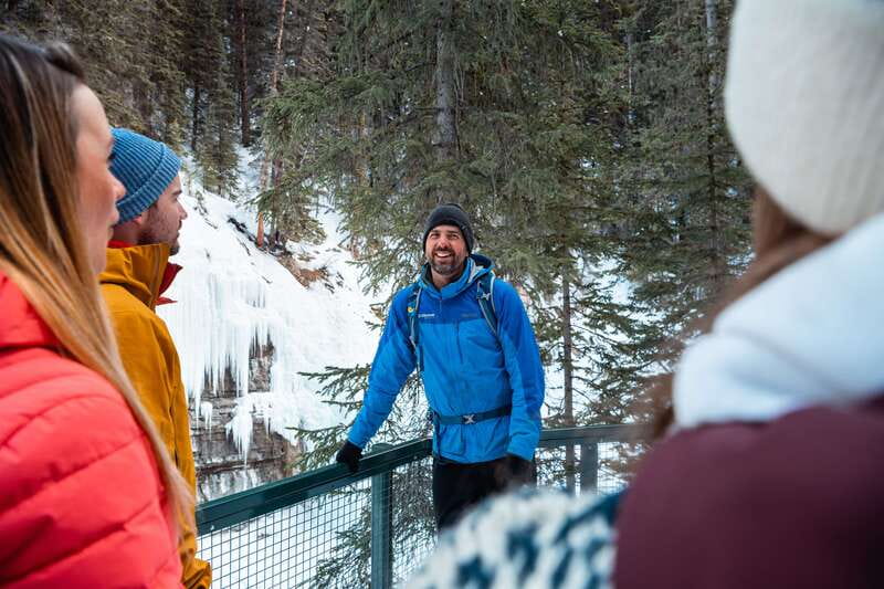 Banff: Morning or Afternoon Johnston Canyon Icewalk - Ice cleats, poles, and winter tips that actually help