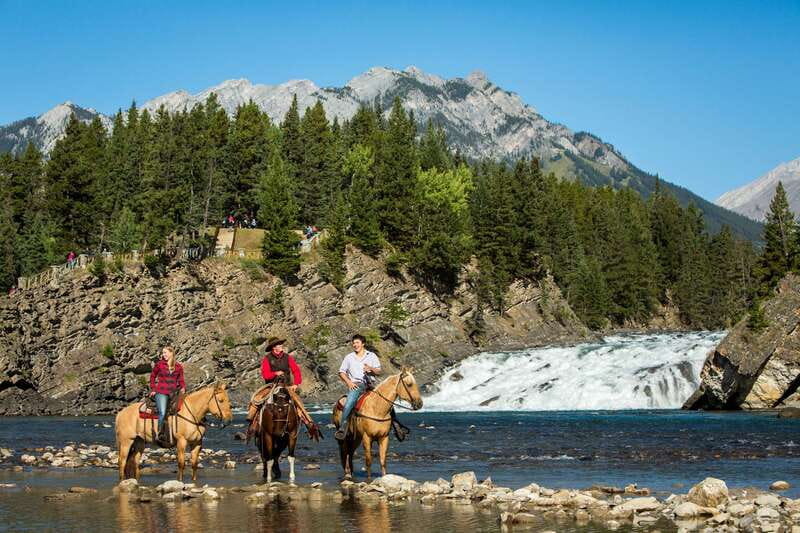 Banff National Park: 1-Hour Spray River Horseback Ride - The Start of Your Ride: Bow Falls Views and Banff Springs History Talk