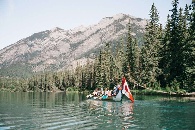 Banff National Park: Big Canoe River Explorer Tour - What you do right after paddling: lemonade and the end at the dock