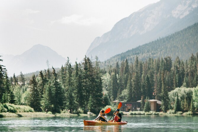 Banff National Park- Double Kayak Experience - The timing and pacing: what 2 hours on the water really feels like