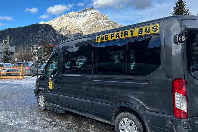 Banff to Calgary YYC Airport Shared Shuttle - The ride length: about 2 hours, plus stop-over reality