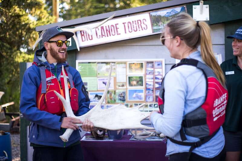 Banff: Wildlife on the Bow River Big Canoe Tour - Meeting at Banff Canoe Club, then you’re on the water fast