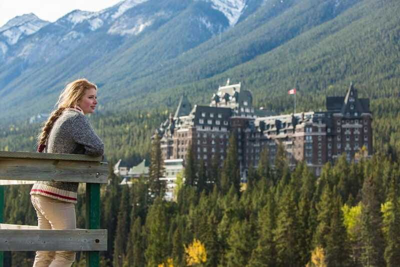 Banff: Winter Day Tour with Banff Gondola & Johnston Canyon - Bow Falls and Surprise Corner, the Fairmont Banff Springs viewpoint run