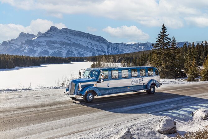 Banff Winter Tour Featuring Mountaintop Dinner and Banff Gondola - Open-top touring in winter: the part that can make or break your comfort