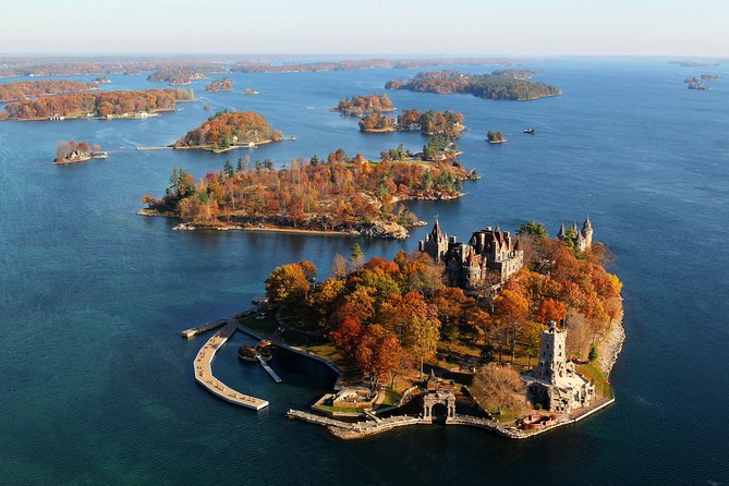 Boldt Castle and Thousand Islands Helicopter Tour - Thousand Islands Bridge views from the air
