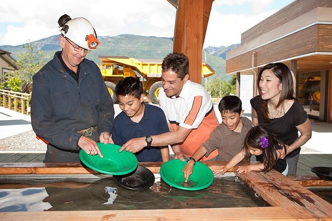 Britannia Mine Museum General Admission - Gold panning in the Gold Panning Pavilion: included hands-on fun