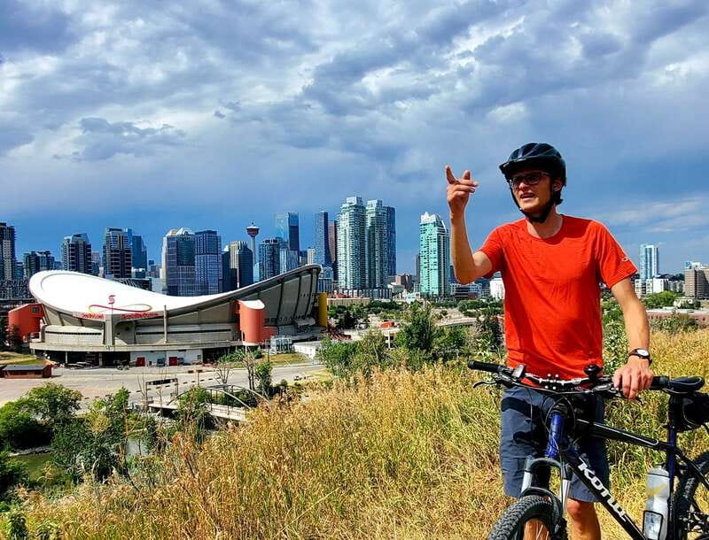 Calgary: City Bike Tour, Highlights and Bow River - Peace Bridge photo stop, plus a short visit pause