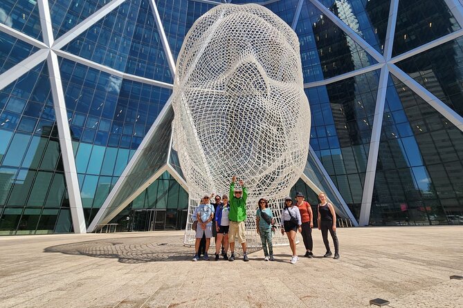 Calgary City Highlights 3 Hour Walking Tour | Gratuity-Based - The +15 Skywalk and The Bow: staying dry, seeing reflections, and learning downtown movement