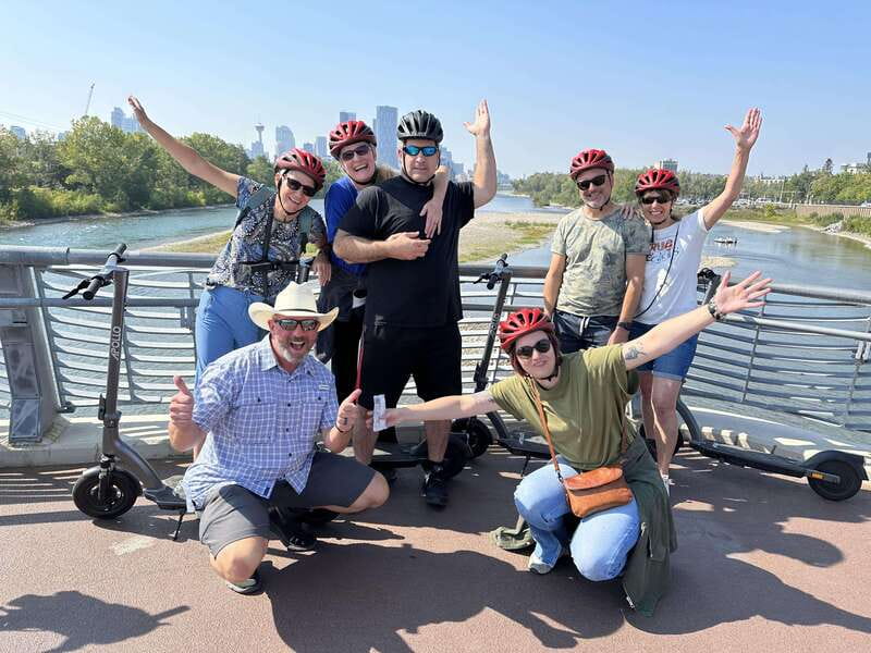 Calgary: E-Scooter City Highlights Tour - Prince’s Island Park and the Bow River, nature views without the hike