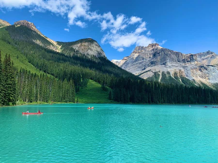 Calgary: Lake Louise, Emerald, Marble Canyon, and Yoho Tour - Lake Louise: Where the Day Usually Starts to Feel Real