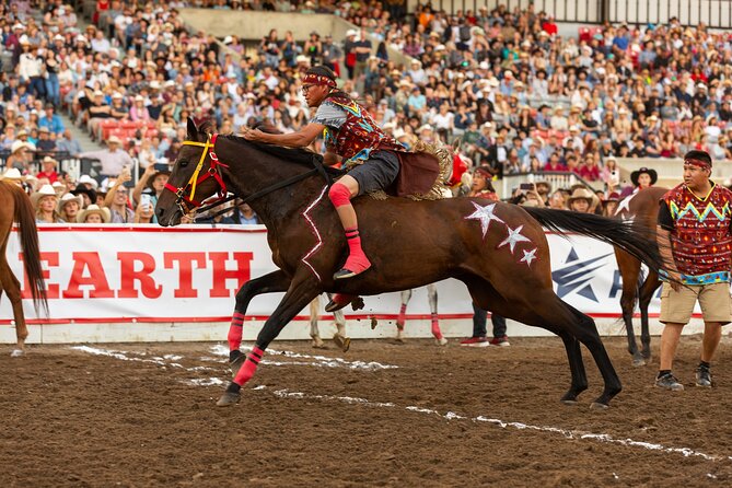 Calgary Stampede Evening Show - First Nations relay racing: when the second half goes all out