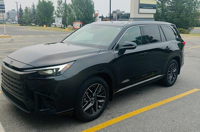 Calgary to Banff, Canmore, Lake Louise, Luxury Lexus TX - Value: Why $373.03 Per Group Can Be a Smart Move