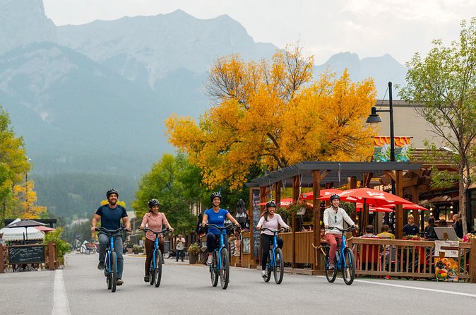 Canmore’s #1 Food Bike Tour: A Must Do Mountain Experience! - The Three Sisters Mountain Moment While You’re Still Moving