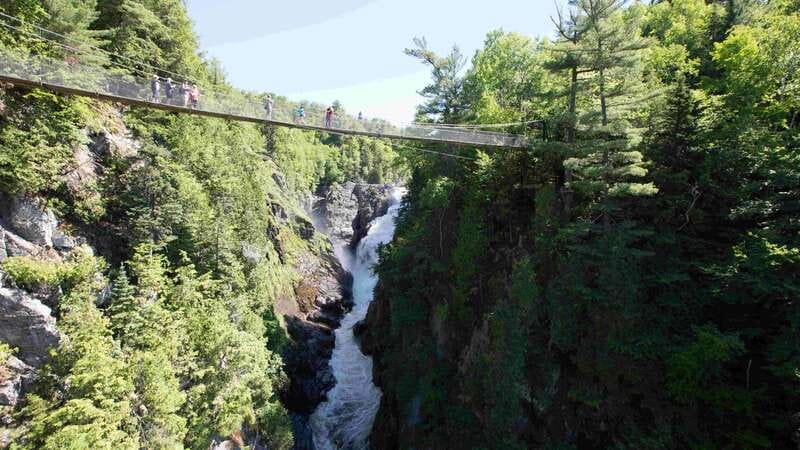 Canyon Sainte-Anne: Park Admission Ticket - Suspension bridges and cabled walkways: where the views get dramatic