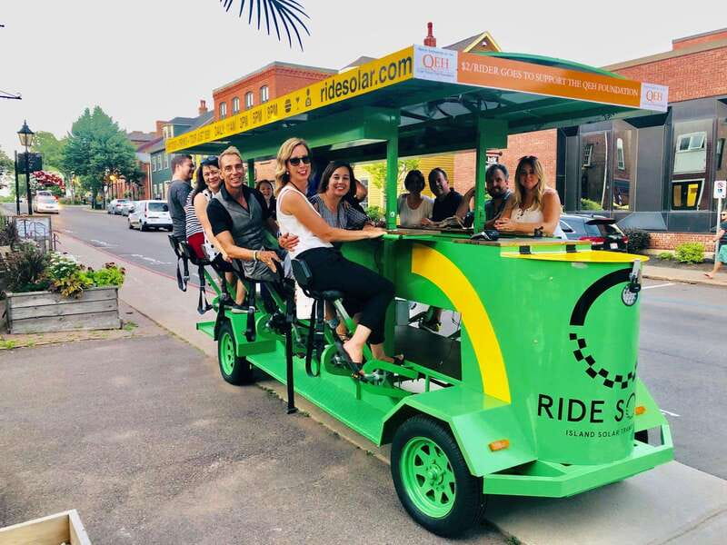 Charlottetown: Solar Food/Drink Party Bike Experience - Key highlights you will feel right away