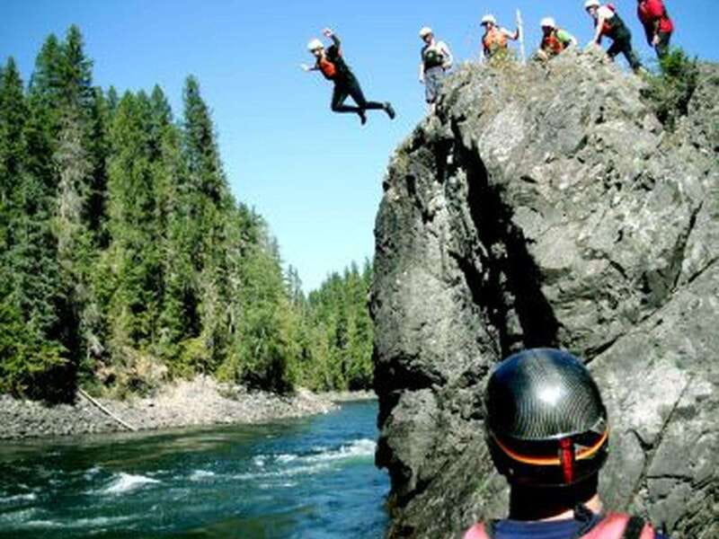 Clearwater BC Rafting with time for a waterfall Tour - Class II-IV Rapids and the Named Moments: Mosh Pit and The Wall