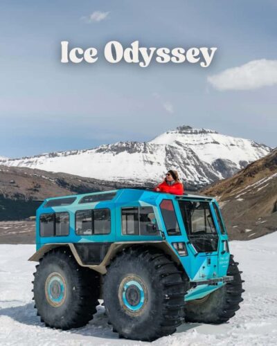 Columbia Icefield, Skywalk, Crowfoot Glacier, and Lakes Tour