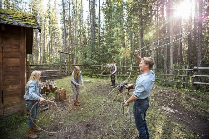 Covered Wagon Ride in Banff with Western Cookout - 3 Mile Cabin and the Western Cookout: Games, Steak, and a Fire-Back Atmosphere