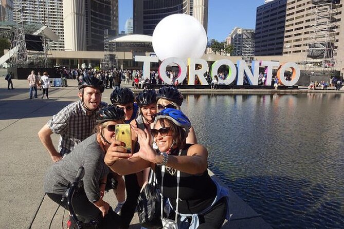 Downtown Toronto Bike Tour - Eaton Centre and the kind of downtown shopping you actually have time for