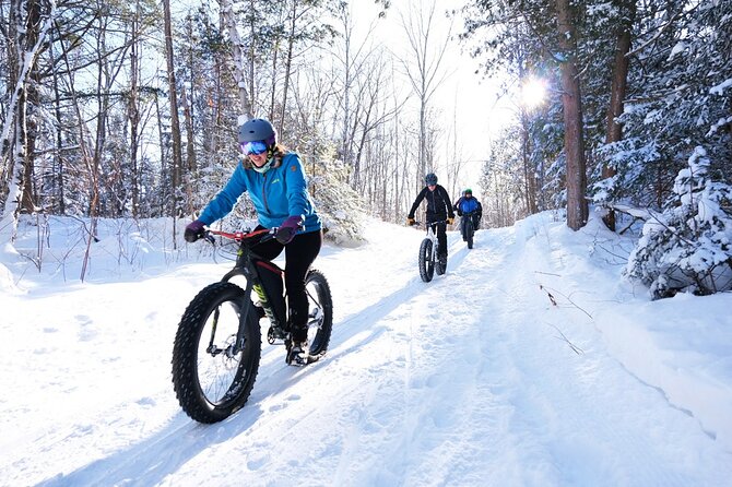 Electric Fat Biking Adventure in Banff | Small Group Adventure - Spray River Trail Loop and the Banff Springs Hotel viewpoint