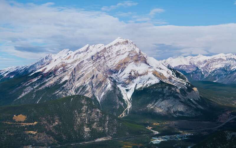 From Banff/Canmore: Deep 1 Day Tour in Banff National Park - Surprise Corner on Buffalo Street, plus the Hoodoos Trail viewpoint stop